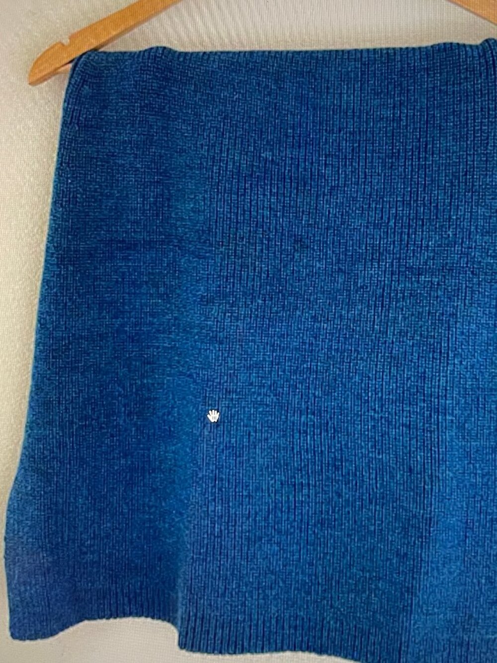 TOAST Blue Knit Fine Merino Wool Neck Warmer/Scarf is New without Tags! One Size